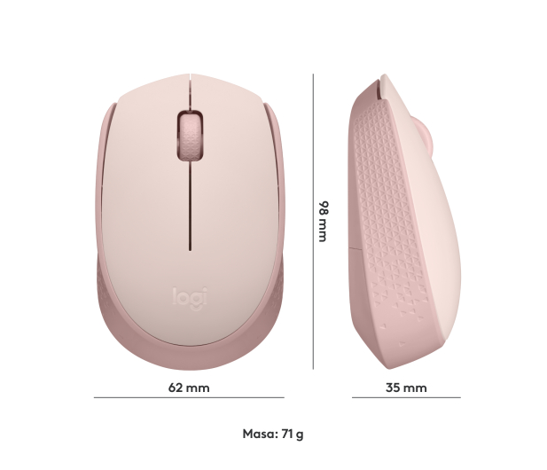 LOGITECH M171 różowa 910-006865 - 1126617 - zdjęcie 13